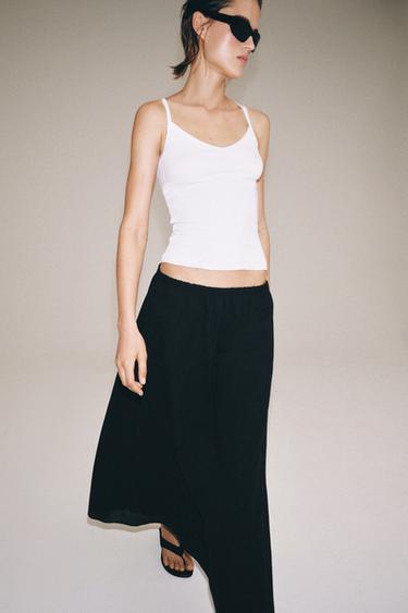 ZW COLLECTION LONG SKIRT - Black by Zara