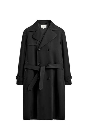 WATER REPELLENT MANTECO TRENCH COAT - Black by Zara