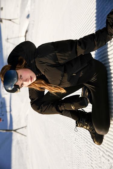 DOWN JACKET WATER RESISTANT AND WIND PROTECTION RECCO® TECHNOLOGY SKI COLLECTION - Black by Zara
