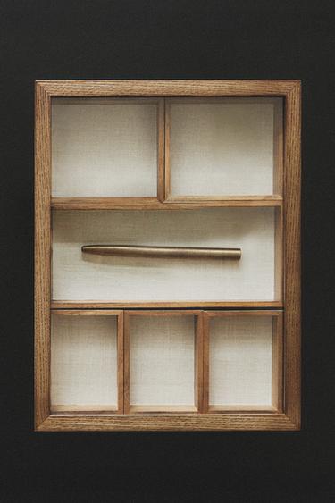 WOODEN JEWELLERY BOX - Brown by Zara