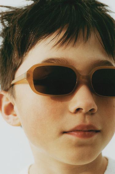 RECTANGULAR RESIN SUNGLASSES - Caramel by Zara