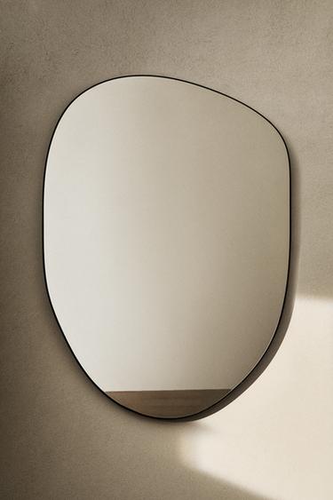 LARGE ASYMMETRIC WALL MIRROR - Transparent by Zara