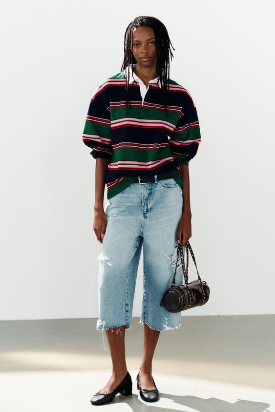 CONTRAST STRIPED POLO SHIRT - Multicoloured by Zara - Image 0