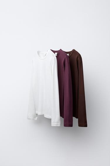 3-PACK OF PLAIN T-SHIRTS - Various by Zara