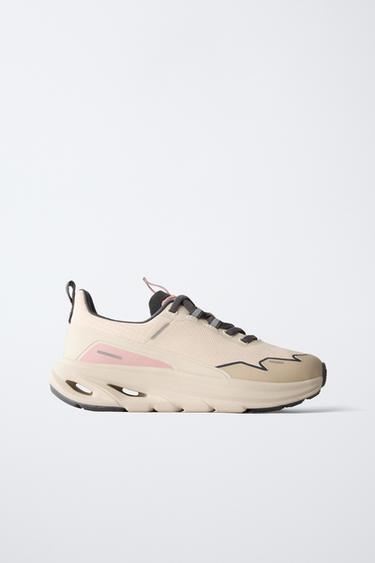 SOLE DETAIL TRAINERS - Beige by Zara