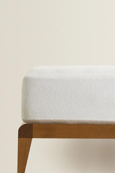WATERPROOF COTTON TERRY MATTRESS PROTECTOR - White by Zara