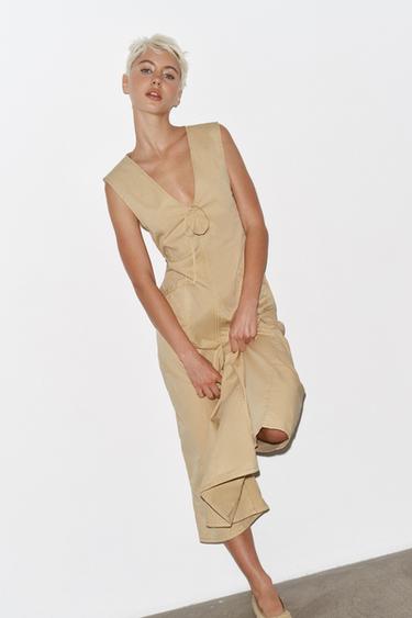 TRENCH MIDI DRESS - Oil by Zara
