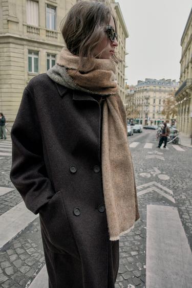 JACQUARD SCARF - camel by Zara - Image 0