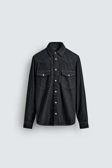WESTERN DENIM SHIRT - Indigo by Zara