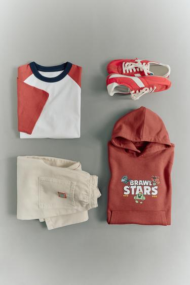 BRAWL STARS © SUPERCELL OY HOODIE - Light red by Zara
