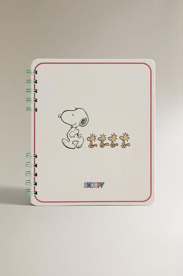 CHILDREN'S PEANUTS™ RING NOTEBOOK - Cream by Zara - Image 0