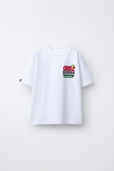 LOGO PRINT T-SHIRT - White by Zara
