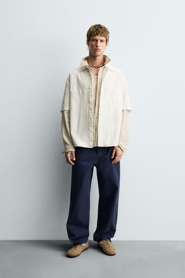 WASHED PRINT SHIRT - White by Zara - Image 0