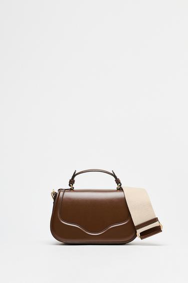 CROSSBODY BAG - Dark tan by Zara