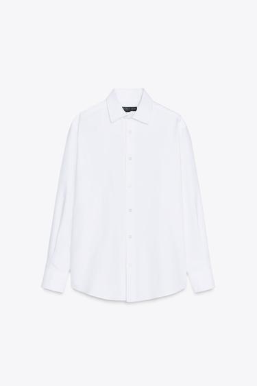 ZW COLLECTION OXFORD SHIRT - White by Zara