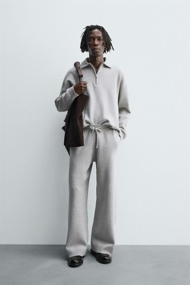 RELAXED FIT KNIT SET - Light pink by Zara