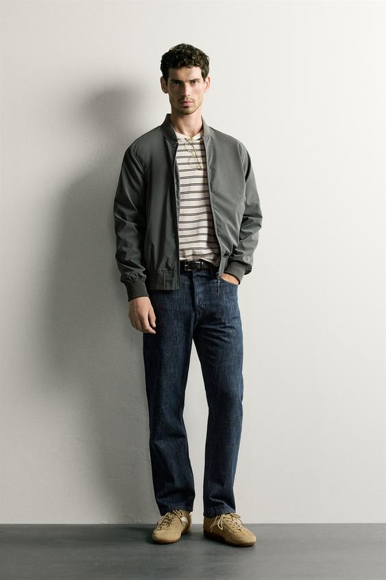 TECHNICAL BOMBER JACKET - Anthracite grey by Zara - Image 0