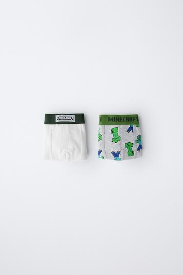 6-14 YEARS/ TWO-PACK OF MINECRAFT © MOJANG AB. ™ BOXERS - Multicoloured by Zara - Image 0