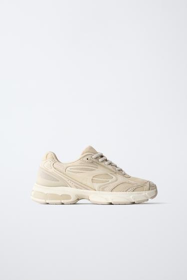 MESH TRAINERS - Sand Brown by Zara
