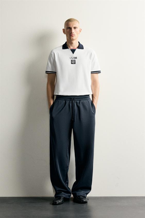 USA 94 FIFA World Cup™ FIFA Classics Contrast Polo Shirt - White by Zara - Image 0