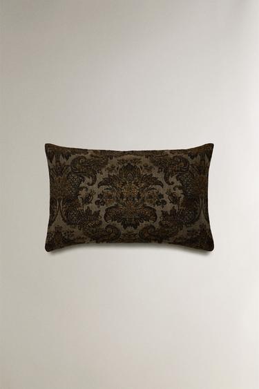 JACQUARD CUSHION COVER - Brown by Zara - Image 0