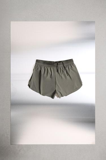 RUNNING SHORTS - Taupe grey by Zara