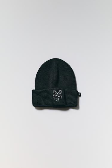 ZOO YORK © X ZARA KNIT HAT - Black by Zara