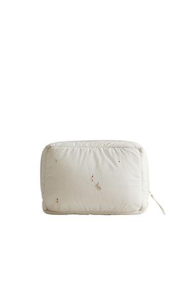 CHILDREN'S COTTON BUNNY TOILETRY BAG - Ecru by Zara
