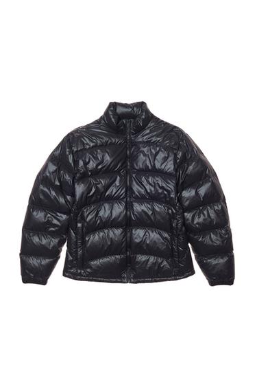 100% FEATHER WATER-REPELLENT DOWN JACKET - Dark navy by Zara