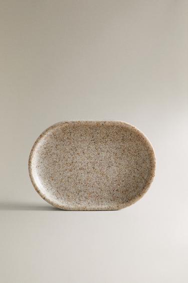 RESIN BATHROOM SOAP DISH - Beige by Zara - Image 0