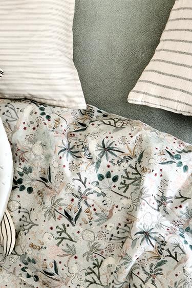 CHILDREN’S SEA PRINT DUVET COVER - Multicoloured by Zara