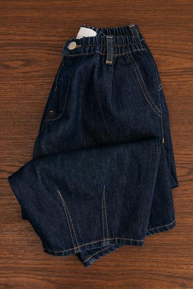 ZARA TIMELESS - BALLOON JEANS WITH PLEATS - Blue by Zara