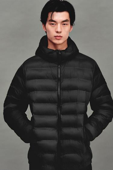 WATER-REPELLENT LIGHTWEIGHT PUFFER JACKET - Black by Zara