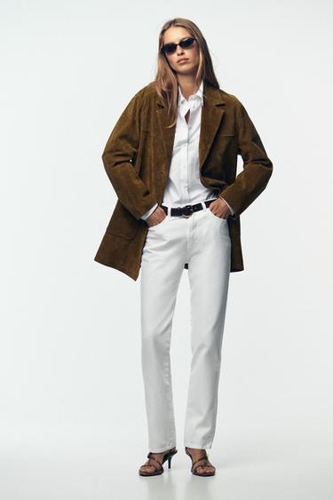 OXFORD SHIRT WITH POCKET - White by Zara