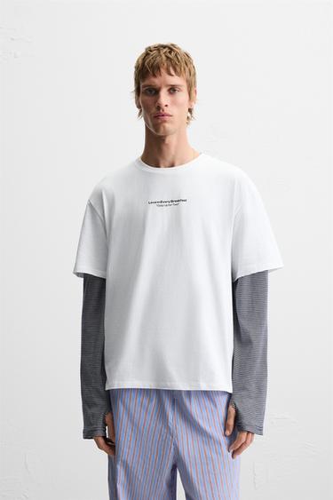 LIMITED EDITION TOAST PRINT T-SHIRT - White by Zara