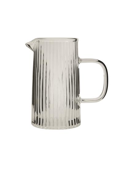 RAISED BOROSILICATE MILK JUG - Transparent by Zara