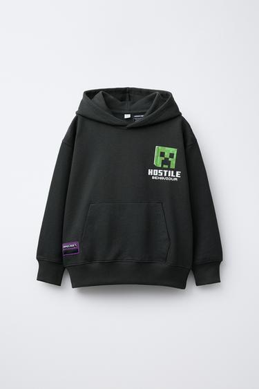 MINECRAFT © MOJANG AB. ™ HOODIE - Dark grey by Zara