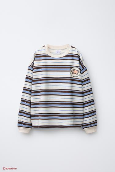 STRIPED BUTTERBEAR © T-SHIRT - striped by Zara