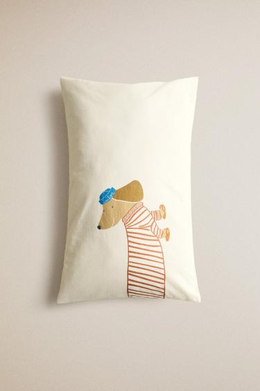 DOGGY COT PILLOWCASE - Beige by Zara