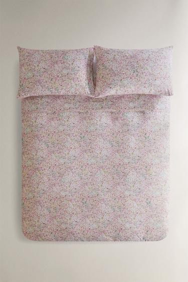 FLORAL PRINT DUVET COVER - Pink by Zara - Image 0