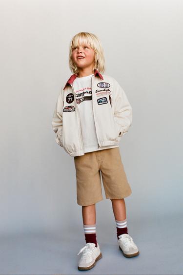 CANDYLAB © PATCHES JACKET - Ecru by Zara