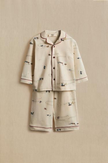 CHILDREN'S CHRISTMAS THE ARISTOCATS ©DISNEY SET OF PYJAMAS - Cream by Zara
