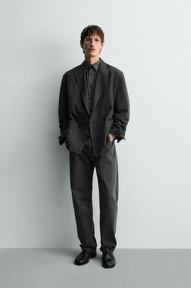 STRAIGHT FIT JEANS - Blue / Grey by Zara