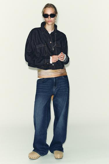 Z1975 SHORT DENIM SHIRT - Blue by Zara