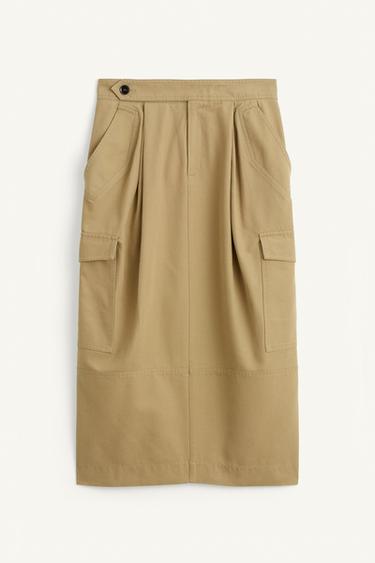 SCK SKRT - Dark beige by Zara