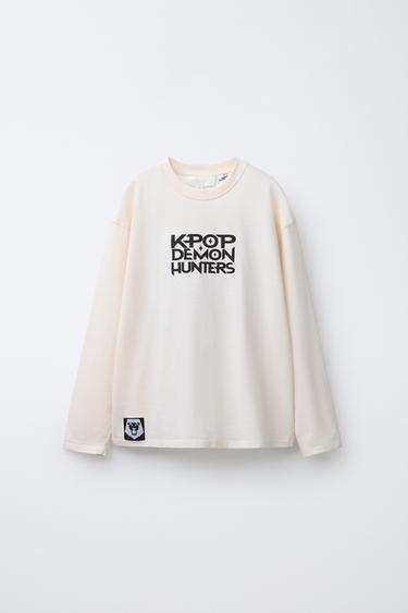 KPOP DEMON HUNTERS™ NETFLIX © PRINT T-SHIRT - Ecru by Zara