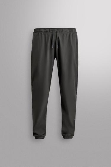 LIGHTWEIGHT TECHNICAL TROUSERS - Olive green by Zara