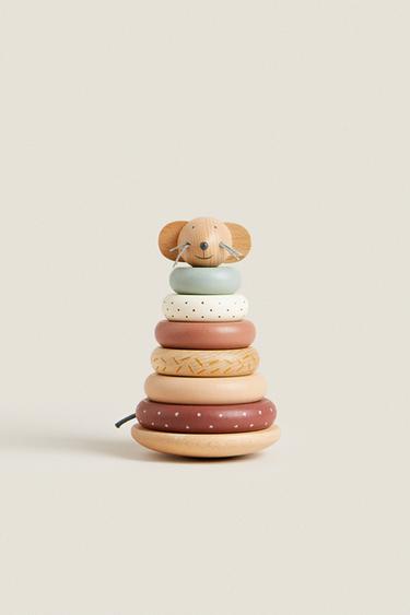 CHILDREN'S TOY MOUSE BLOCKS - Multicoloured by Zara