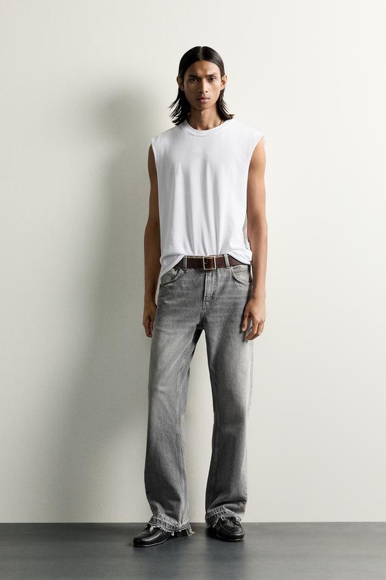 COTTON KNIT TANK TOP - White by Zara - Image 0