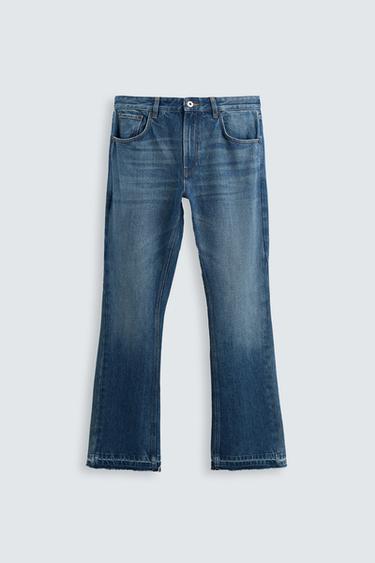 FLARE FIT JEANS - Mid-blue by Zara